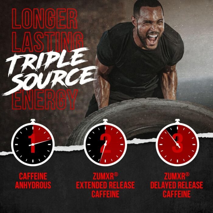 ALPHA LION Superhuman Burn – 2 in 1 Metabolism Booster Pre Workout and Thermogenic Fat Burner for Men – Appetite Suppressant and Weight Loss Supplement (21 Servings, Sweet Black Cherry Flavor) - Image 5