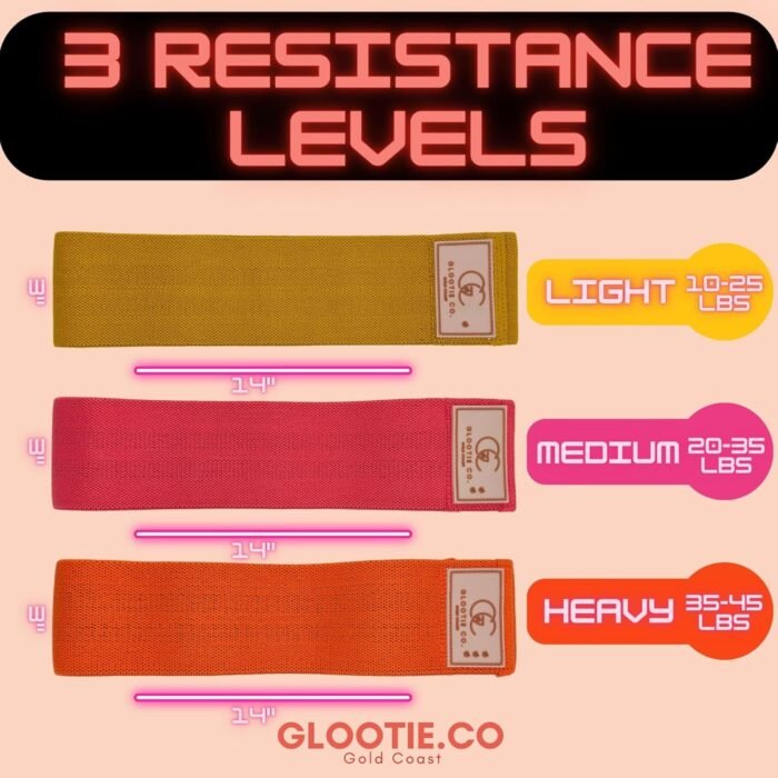 Fabric Resistance Bands for Working Out - Unbreakable Booty Bands Set - Exercise Bands for Resistance, Yoga, Pilates, Rehab and Home Workouts - Leg Workout for Women and Men - Image 6