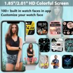 Smart Watch(Answer/Make Call), 2.01" HD Smartwatch for Women Men, Fitness Tracker with 100+ Sport Modes, IP68 Waterproof, Heart Rate/Sleep/Spo2 Monitor, Activity Tracker for Android and iPhone - Image 7