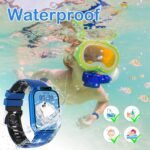 Kids Smart Watch Boys with Fitness & Sleep Tracker, Waterproof Smart Watch for Kids Age 5-12, Sport Modes Heart Rate SOS Button HD Camera DIY Dial Games Music Recorder, NO APP/Phone, Boys Gifts Toys - Image 4