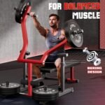 Chest Press Machine, Weight Bench Press Machine with Independent Converging Arms, Adjustable Flat Incline Bench Press for Chest, AB Workout Home Gym Equipment - Image 3