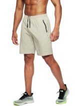 Pudolla Men's Workout Running Shorts 7"/5"/9" Lightweight Gym Athletic Shorts for Men with Zipper Pockets - Image 3