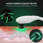 MEGAWISE Handheld Back Massager | Deep Tissue Percussion Relief for Back, Neck, Shoulders, Waist Legs, Full Body for Improved Blood Circulation and Fatigue Relief (Pearl White 6Ft Corded) - Image 6