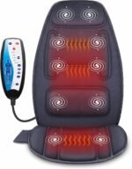 Snailax Massage Seat Cushion with Heat - Extra Memory Foam Support Pad in Neck and Lumbar,10 Vibration Massage Motors, 2 Heat Levels, Back Massager Chair Pad for Back - Image 2