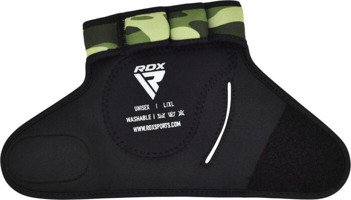RDX Weight Lifting Gloves Grips, Gym Fitness Workout, Anti Slip Ventilated Open Back Gripper, Strength Training HIIT Exercise Deadlift, Men Women Cycling Rowing Climbing Hanging Pull Ups Gymnastics - Image 10