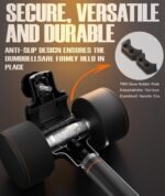 Flexibell Dumbbell Converter - 260 LBS Weight Capacity 丨Convert Dumbbells to Barbell and Kettlebell by Alloy Steel Bar & Clamp, Enhanced Compatibility with Most Dumbbells for Home Fitness - Image 6
