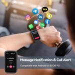 OUKITEL Smart Watch for Men Women with 24 Sport Modes, Fitness Tracker 1.47" Smartwatch with Heart Rate/SpO2/Sleep Monitor, Step Counter Activity Pedometer with IP68 Waterproof for iOS Android - Image 4