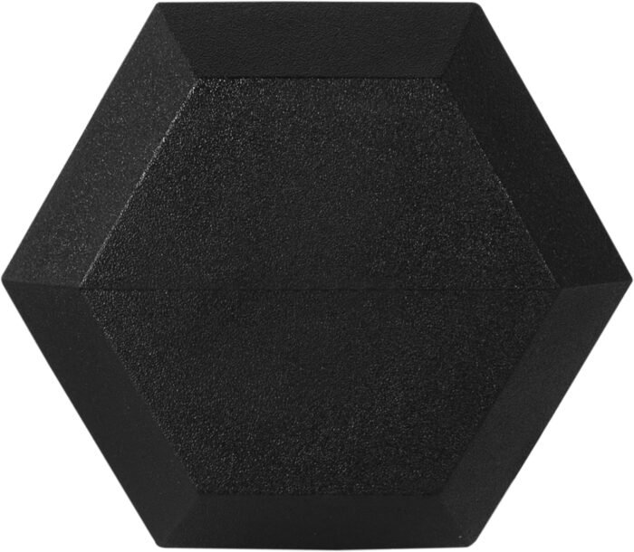 OLIXIS Hex Dumbbells Rubber Coated Hand Weight Set, 60LBS Sets - Image 4