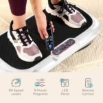 Lifepro Waver Vibration Plate Exercise Machine – High-Intensity Vibration for Muscle Activation, Full-Body Workout Vibrating Platform with Loop Bands, Fitness Equipment for Strength Toning & Fat Loss - Image 6