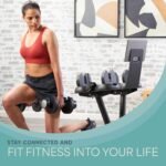 Lifepro Adjustable Dumbbell Stand Rack - Compatible with PowerFlow Plus, PowerUp Plus, and for More Brands- Phone Holder, featured Castors - Home Gym Storage and Convenient Strength Training - Image 9