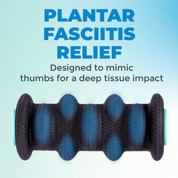 Chirp Wheel XR Foot Massage Roller - Targeted Massage for Plantar Fasciitis and Foot Fatigue, Arch Pain Relief, and Muscle Recovery | High Density Foam Exercise Equipment, 500lbs Capacity, 2" Mint - Image 5