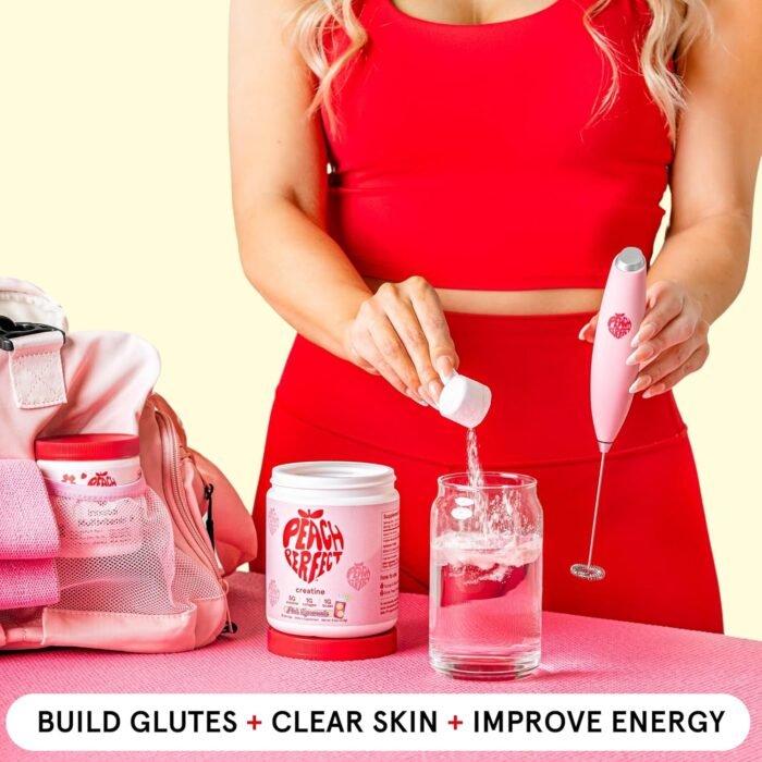 Creatine for Women Booty Gain, Muscle Builder, Energy Boost, Pink Lemonade, Cognition Aid | Collagen, BCAA, Lean Muscle, Vegan Monohydrate Micronized Powder, Alt Creapure,30 Ser - Image 6