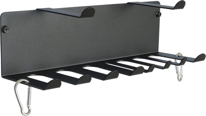Multi-Purpose Gym Storage Rack Resistance Bands Holder Home Gym Accessories Storage Fitness Bands Rack Heavy Duty Hooks for Resistance Bands, Straps, Jump Ropes, Foam Rollers, Chains - Image 9