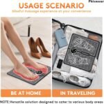 Transcutaneous Electronic Nerve Stimulator, EMS Foot Massager for Muscle Relaxation, LCD Display Screen,Back & Legs Massager - Image 8