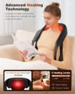 Neck and Shoulder Massager with Heat, Cordless Back and Neck Massager, FSA HSA Eligible, Upgraded Graphene Heating, 4D Shiatsu Deep Kneading Massage for Shoulder, Back, Lumbar, Leg, Gifts for Dad, Man - Image 4