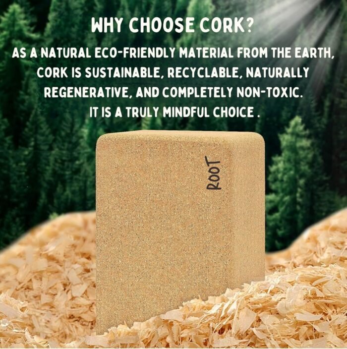 Ultimate Eco-Friendly Yoga Blocks | Premium Portuguese Cork Bricks | Set of One or Two Cork Yoga Blocks | 2 pack or Single Block | High Density, Non-Slip, Natural Material | Great for Travel | Moisture-Proof | Better Support, Balance & Comfort | Ideal for Yoga, Pilates and Stretching - Image 4