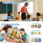 Kids Smart Watch Boys with Fitness & Sleep Tracker, Waterproof Smart Watch for Kids Age 5-12, Sport Modes Heart Rate SOS Button HD Camera DIY Dial Games Music Recorder, NO APP/Phone, Boys Gifts Toys - Image 8
