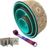 Aozora Yoga Wheel 13" with Most Detailed Book Step by Step Guide on How to Do 30+ Poses,! Perfect for Stretching and Improving Backbends - Image 2