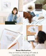 Lamare Habit Tracker Calendar – Premium Daily Habit Tracker Journal and Goal Board, Workout Motivation & Productivity Tool - Image 6