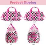 Duffle Bag for Girls Travel Duffle Carry On Tote Weekender Bag Large Capacity Overnight Bag With Shoe Compartment Gym Tote with Dry and Wet Separation - Image 4