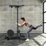 VIVITORY LAT Pull Down and Low Row Cable Machine - 16 Height Adjustable Pulley System for Full Body Workout, Maximum Weight Capacity 400lbs, Perfect for Home Gym, Includes Additional Handle - Image 8