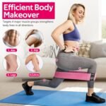 WALITO Resistance Bands for Working Out, Fabric Exercise Bands for Legs and Butt, Workout Bands for Women and Men, Booty Band for Yoga Starter Set, Pilates, Rehab, Fitness and Home Workout - Image 5