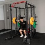 Fitness Deep Squat Machine with Cable Crossover System and Multi-Function Squat Rack Power Cage for Home Gym. - Image 3