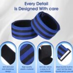 2Pack Blood Flow Restriction Band BFR Bundle Booty Bands Adjustable Exercise Glutes Occlusion Strap Best Fabric Resistance Bands for Women Men Glutes Hip Building Exercising Butt Squat Thigh Fitness - Image 4