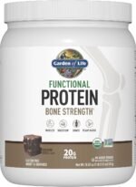 Garden of Life Organic Vegan Protein Powder, 20g Plant Based Protein with Calcium, D3, K2 MK-7 & Magnesium for Bone Strength, Prebiotics & Probiotics for Digestion, Brownie Bites Flavor, 14 Servings - Image 2