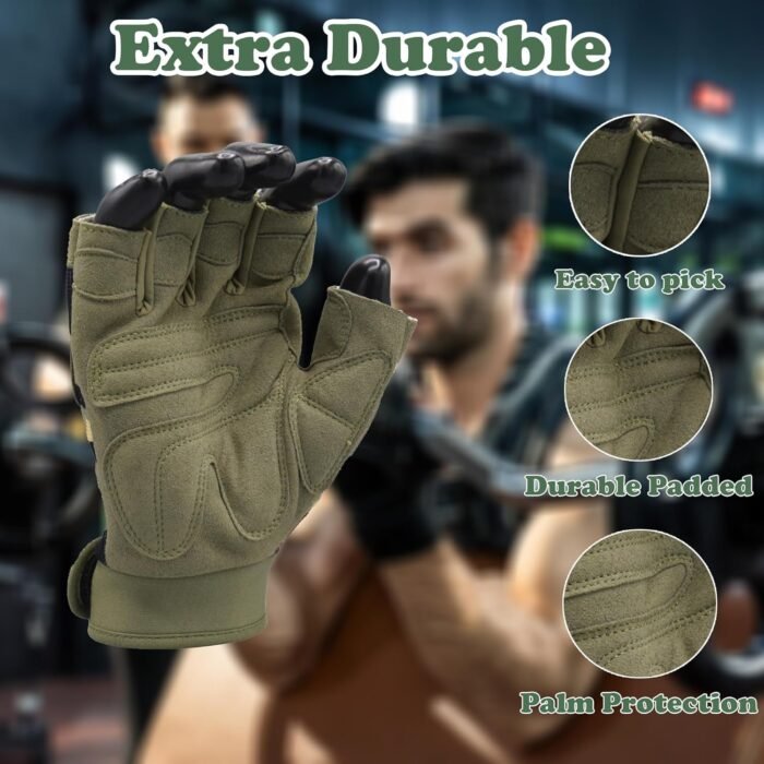 MRX Workout Gloves for Men and Women – Breathable, Snug-Fit Exercise Gloves for Weight Lifting, Cycling, Gym Training & Outdoor Activities - Image 4