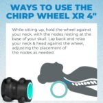Chirp Wheel XR Massage Roller for Neck & Headache Relief – Rejuvenate Body, Spinal Care & Tension Through Thumb Pressure Release | High-Density Foam for Physical Therapy, 500lbs Capacity, 4" Mint - Image 7