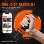 SQUATZ 5 lbs. Dumbbell Weight Set - Adjustable Weight All-in-One Versatile Dumbbells for Women, Non-Slip Neoprene Ideal for Common Movement and Multi Functional Exercise, Home Gym Training - Image 5