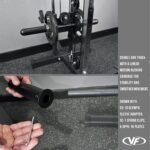 Valor Fitness BD-62 Wall Mounted Cable Machine with Adjustable Dual Pulley System Functional Home Gym Workout Equipment - Image 7