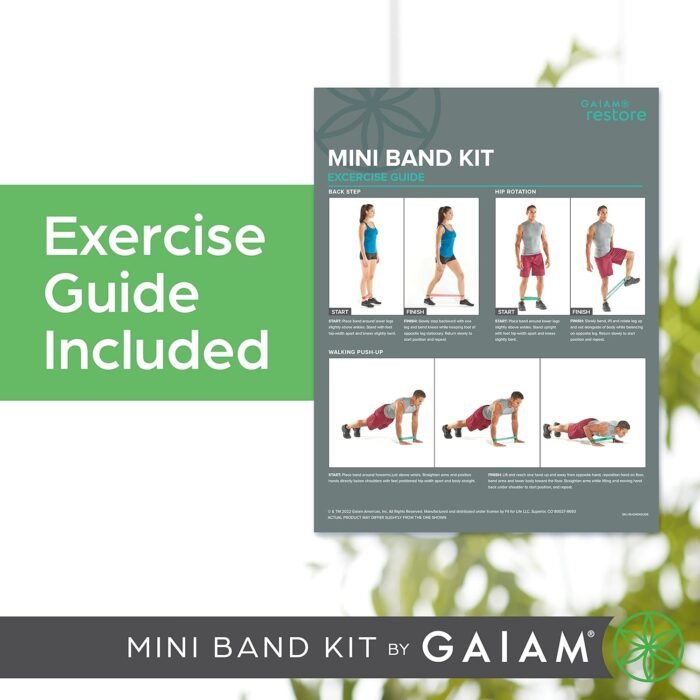 Gaiam Restore Mini Band Kit, - Image 8