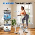 MERACH Stair Stepper for Home Gym Exercise, New Version Vertical Climber Machine for Full-Body Workout, Compact Folding Cardio Exercise Climber with Extended Step Range, Adjustable Handlebar & Pedals - Image 8
