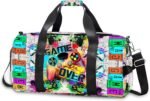 RLGPBON Gym Bag for Kids Boys and Girls, Duffel Bag for Sports, Swimming Gyms and Weekend Getaway, Waterproof Dufflebag with Shoe and Wet Clothes Compartment - Image 2