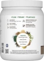 Garden of Life Organic Vegan Protein Powder, 20g Plant Based Protein with Calcium, D3, K2 MK-7 & Magnesium for Bone Strength, Prebiotics & Probiotics for Digestion, Brownie Bites Flavor, 14 Servings - Image 3