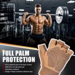 Weight Lifting Gloves, Gym Gloves for Men and Women, Full Palm Protection for Sports, Weightlifting, Training, Cycling, Pull-Ups, Rowing, and Mountaineering - Image 6