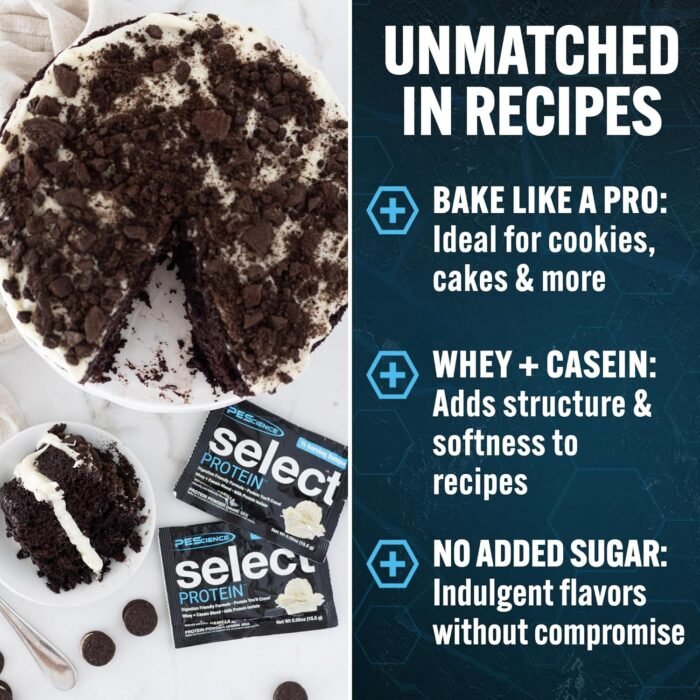 PEScience Select Protein Powder, Whey and Casein Blend, Clean Protein Powder for Women and Men, Low Calorie, Low Carb, Keto Friendly, Gluten Free, Gourmet Vanilla, 27 Servings - Image 5