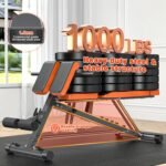 XDDIAS Roman Chair, Adjustable Weight Bench Back Extension Machine for Home Gym, 1000LBS All-in-One Sit Up Bench with Dumbbell Rack, Incline, Decline, and Flat Bench for Hyperextension, Core, Glute - Image 4