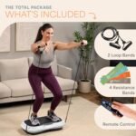 Lifepro Waver Vibration Plate Exercise Machine – High-Intensity Vibration for Muscle Activation, Full-Body Workout Vibrating Platform with Loop Bands, Fitness Equipment for Strength Toning & Fat Loss - Image 9