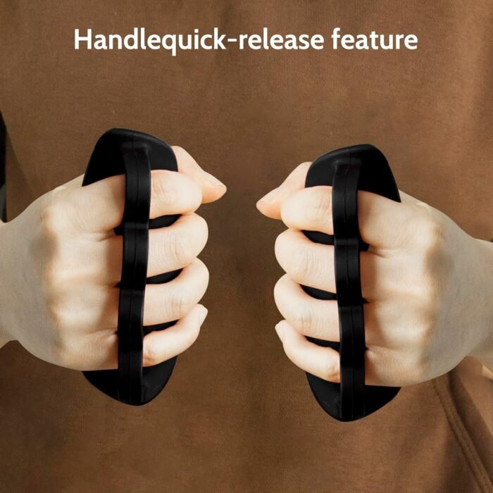 Anti-Slip Workout Grips: New Rubber Gym Grips Deadlifts Palm Protection Gloves for Weight Lifting, Dumbbell, Deadlift, Bar Pad Pull Up Grippers, Gym Training and Exercise for Men Women - Image 3