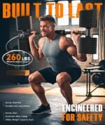 Flexibell Dumbbell Converter - 260 LBS Weight Capacity 丨Convert Dumbbells to Barbell and Kettlebell by Alloy Steel Bar & Clamp, Enhanced Compatibility with Most Dumbbells for Home Fitness - Image 4