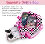 Duffle Bag for Girls Travel Duffle Carry On Tote Weekender Bag Large Capacity Overnight Bag With Shoe Compartment Gym Tote with Dry and Wet Separation - Image 6