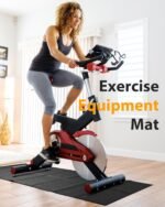 Foldable Rubber Treadmill Mat - Exercise Bike Mat with Waterproof Non-Slip Shock Absorption, Exercise Equipment Mat to Protect Floor for Home Gym Workout - Image 8