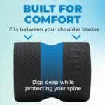 Chirp Wheel Foam Roller - Targeted Back & Neck Pain Relief, Muscle Massage, Trigger Point Therapy, High-Density Foam Tool for Physical Therapy, Stretching & Exercise, 500lbs Capacity, 4 Inch Mint - Image 5