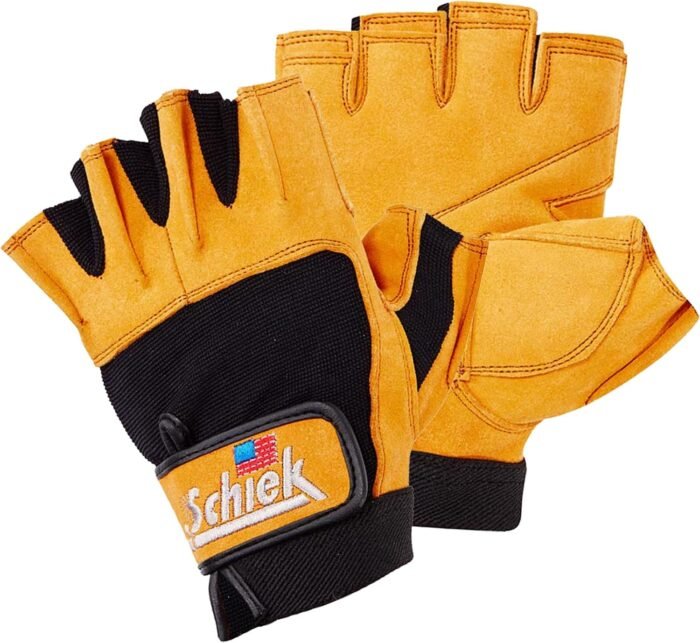 Schiek Sport Model 415 Power Lifting Fingerless Glove - Long Lasting Weight Lifting Grip Gloves - Image 2