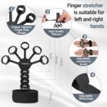 Grip Strength Trainer Kits (5 Pack), Forearm Strengthener with Adjustable Resistance, Grip Strength Tester, Finger Strengthener, Hand Gripper Strengthener for Muscle Building Injury Recover - Image 7