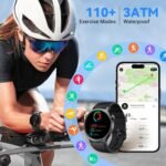 Fitpolo Smart Watch for Men Women,1.3" AMOLED Touchscreen Fitness Tracker, Make/Answer Calls, Heart Rate SpO2 Monitor, IP68 Waterproof, Sleep & Activity Tracking Smartwatch for Android Phones iPhone - Image 7