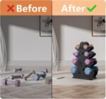 Dumbbell Rack Stand Only(Dumbbells Not Included) - Dumbbell Storage Rack with/without Wheels, Space Saver for Home Gym. - Image 5